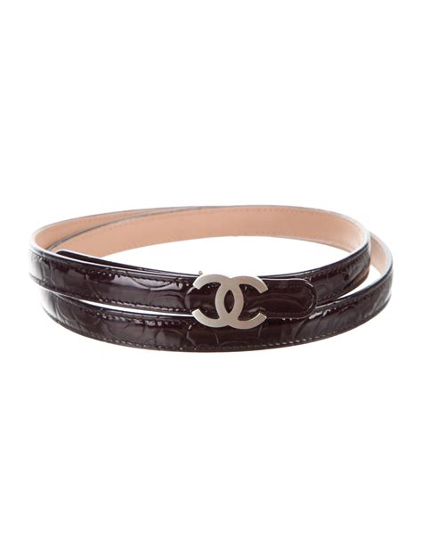 chanel thin belt